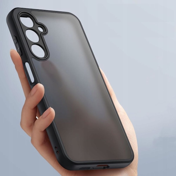 Tech-Protect MagMat Case for Motorola Moto G85 5G - Matte Black Czarny, P&#xF3;&#x142;przezroczysty