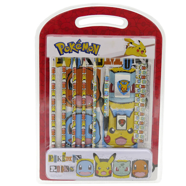 Pokemon stationery set multifärg