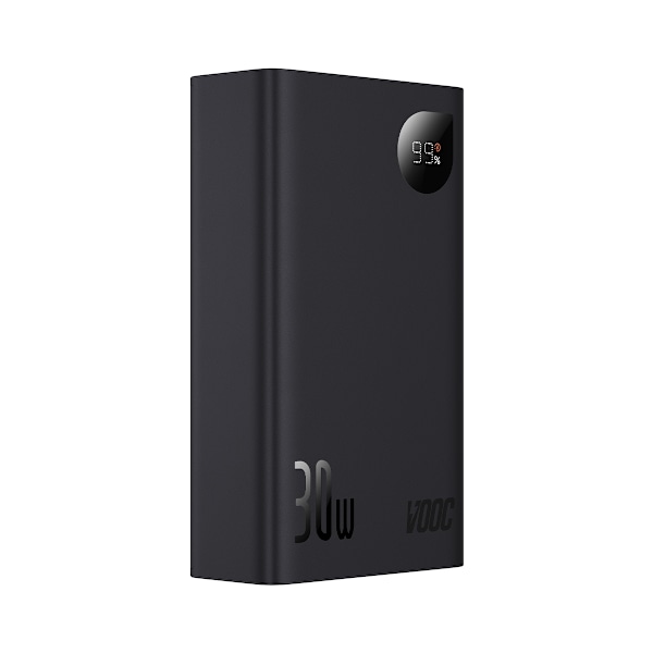 Baseus Adaman2 20000mAh 30W power bank 2x USB-A / USB-C PD / QC / SCP / Oppo Super VOOC - black Black