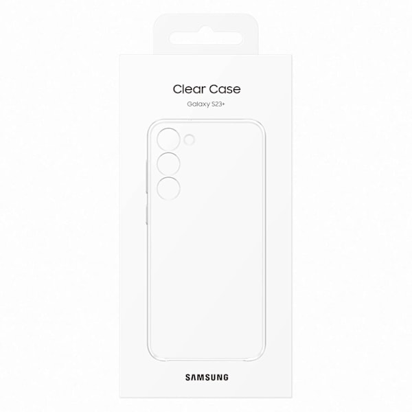 Samsung Clear Cover case for Samsung Galaxy S23+ gel cover transparent (EF-QS916CTEGWW) Transparent