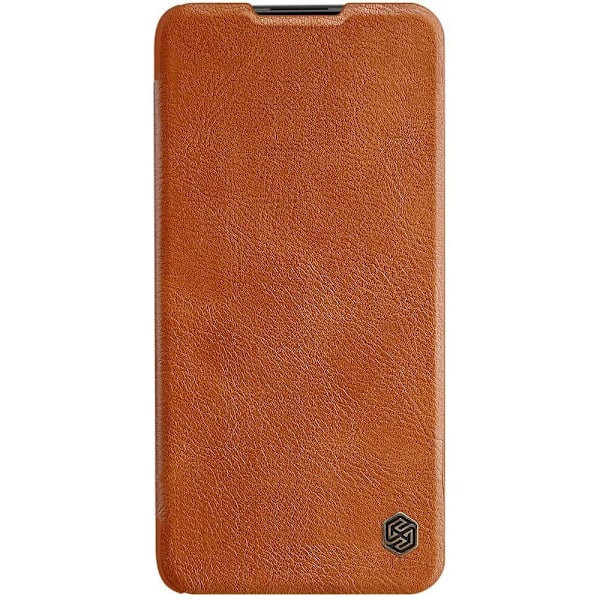 Nillkin Qin leather holster case for Xiaomi Redmi Note 9T 5G brown Brown