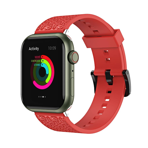 Watch Strap Y strap for Apple Watch 7 / SE (45/44 / 42mm) band watchband red Red