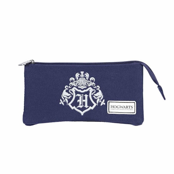 Harry Potter Pencil Case Hogwarts Logo Blue multifärg