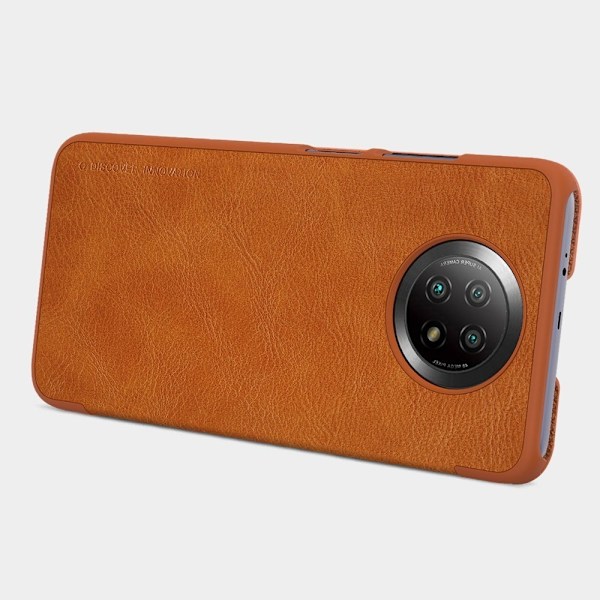 Nillkin Qin leather holster case for Xiaomi Redmi Note 9T 5G brown Brown