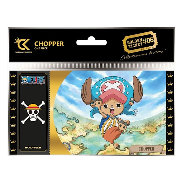 One Piece Golden Ticket Black Edition #06 Chopper Case (10) Multicolor