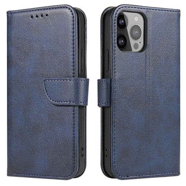 Magnet Case case for Xiaomi Redmi Note 12 Pro+ flip cover wallet stand blue Blue