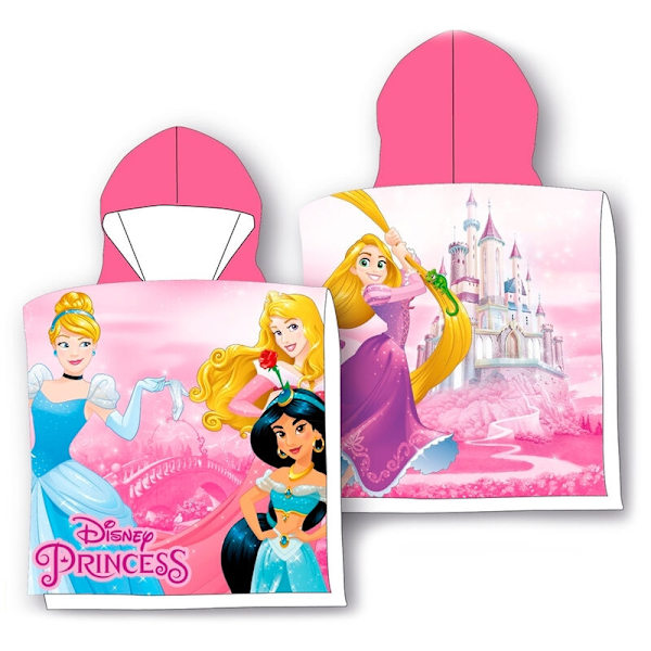 Disney Princess microfibre poncho towel Multicolor