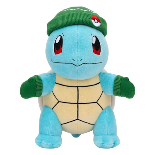 Pokémon Plush Figure Squirtle with Green Hat and Mittens 20 cm multifärg