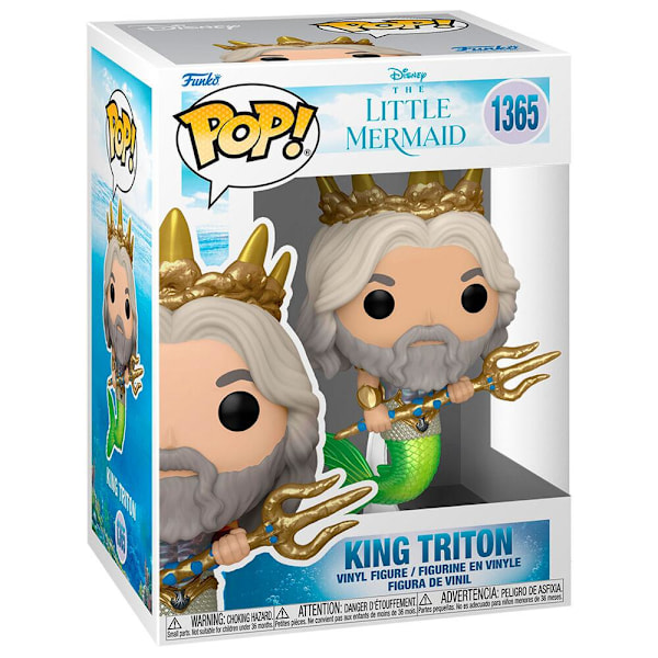 POP figure Disney The Mermaid Little King Triton Multicolor