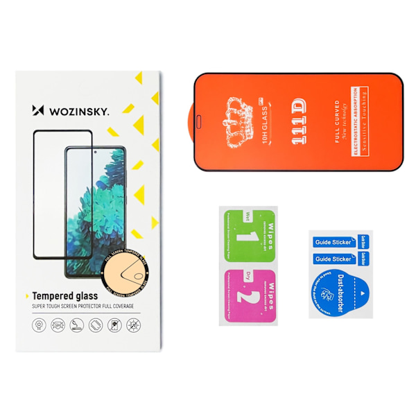 Wozinsky Full Glue Tempered Glass 2x Tempered Glass For Nokia G22 9H Full Screen Full Cover With Black Frame Black