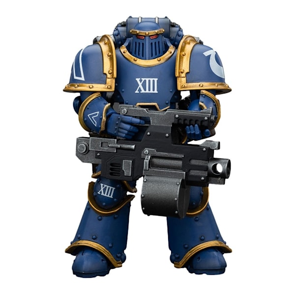 Warhammer The Horus Heresy Action Figure 1/18 Ultramarines Legion MKIII Tactical Support Squad Legionary with Heavy Bolter 20 cm multifärg