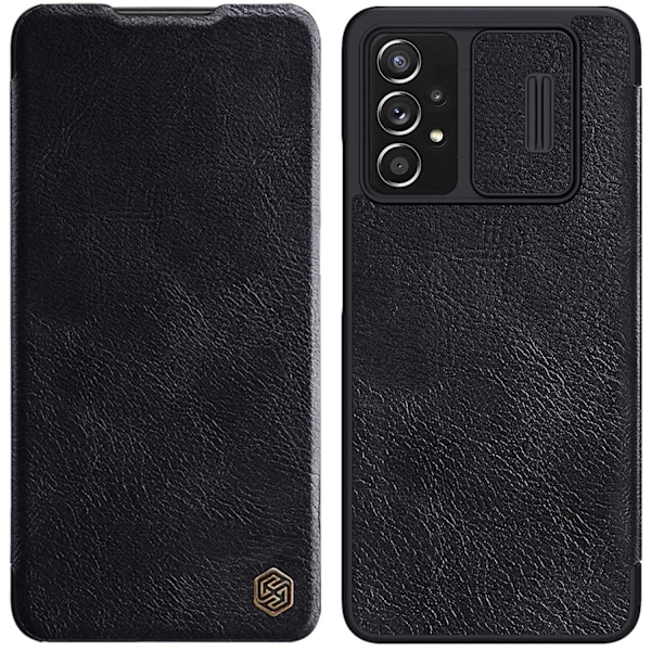 Nillkin Qin leather holster case for Samsung Galaxy A73 black Black