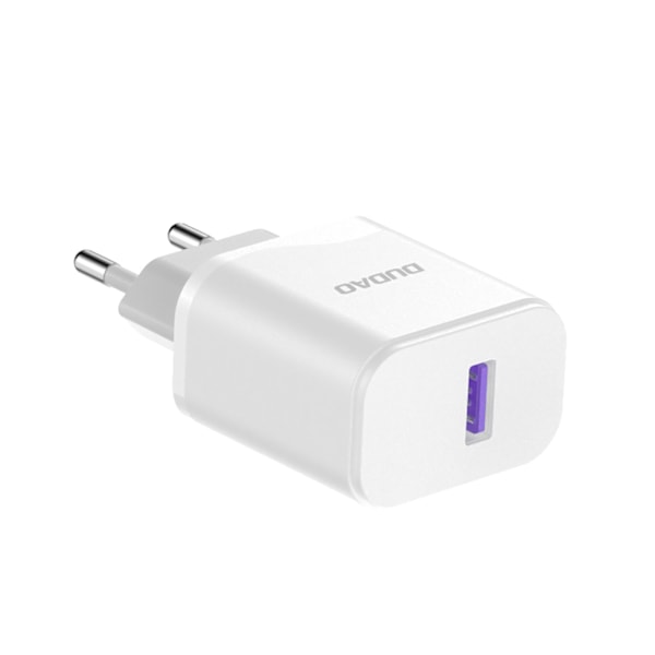 Dudao A20EU USB-A 18W network charger - white White