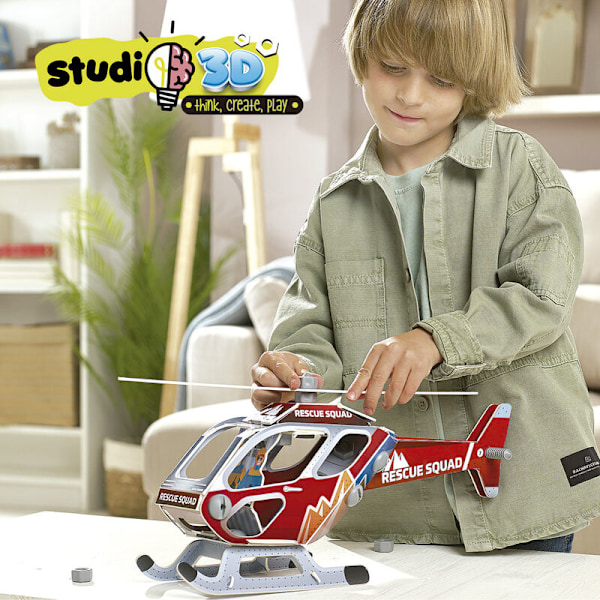 Studio 3D Helikopter Multicolor