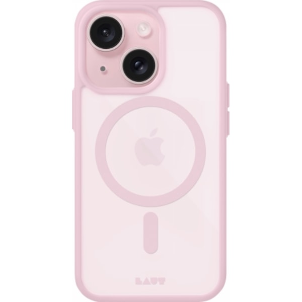 LAUT Huex Protect case with MagSafe for iPhone 14 Plus / 15 Plus - pink Pink