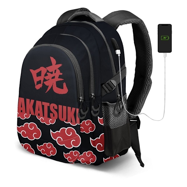 Naruto Shippuden Backpack Kanji Running Multicolor