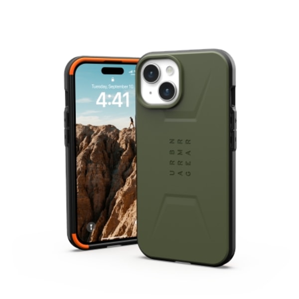 UAG Civilian MagSafe case for iPhone 15 - green Green