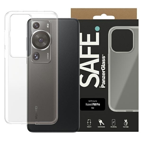 SAFE by PanzerGlass case for Huawei P60 Pro - transparent Transparent