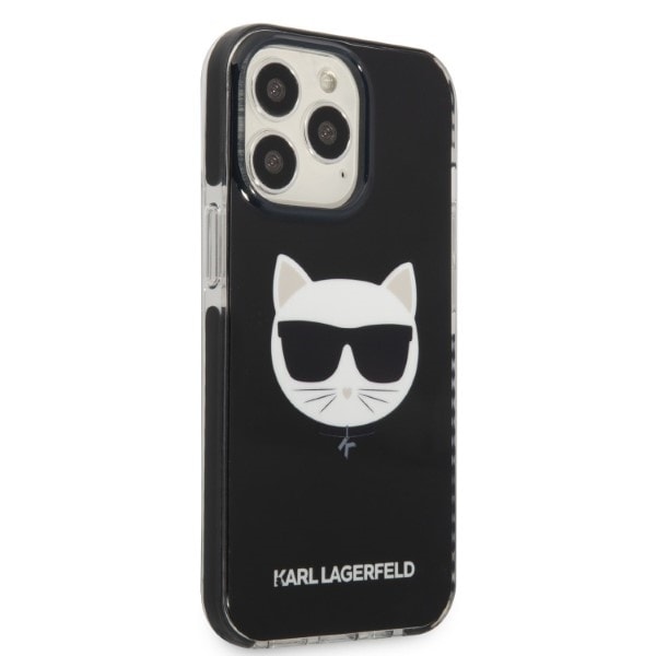 Karl Lagerfeld KLHCP13LTPECK iPhone 13 Pro / 13 6.1&quot; hardcase black/black Choupette Head Black