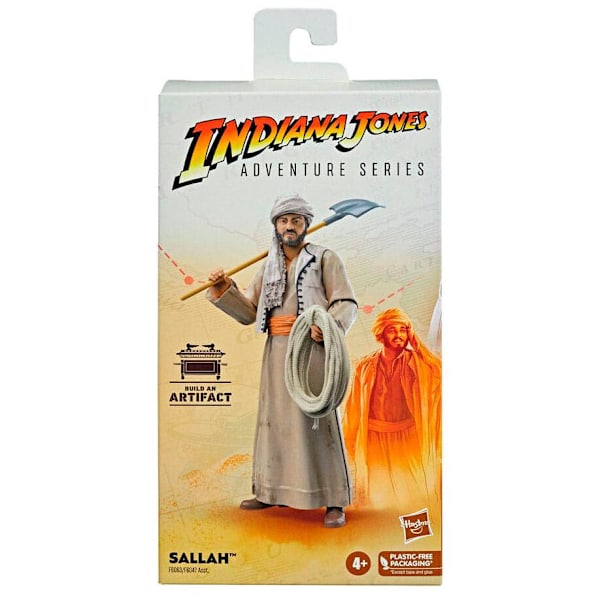 Indiana Jones Raiders of the Lost Ark Sallah figure 15cm Multicolor