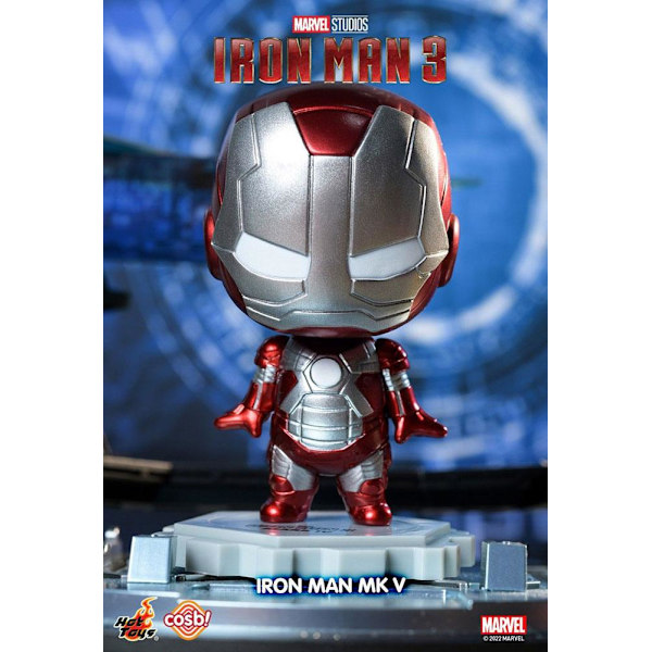 Iron Man 3 Cosbi Mini Figure Iron Man Mark 5 8 cm multifärg