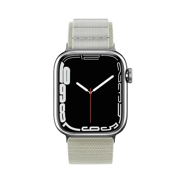 Strap with Alpine steel buckle for Apple Watch 38/40/41 mm - silver Silver