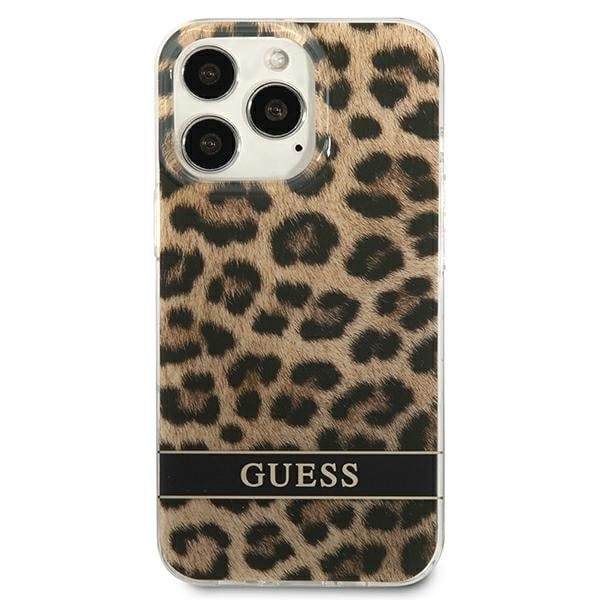 Guess GUHCP13LHSLEOW iPhone 13 Pro / 13 6.1&quot; brown/brown hardcase Leopard Brown