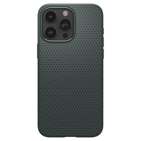 Spigen Liquid Air iPhone 15 Pro Case - Dark Green Green