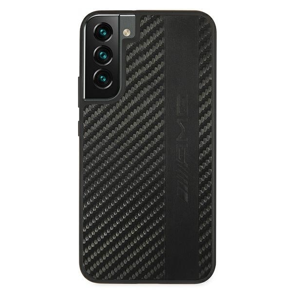 AMG AMHCS22MBLSCA S22+ S906 czarny/black hardcase Carbon Stripe&Embossed Black