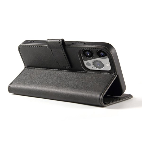 Wallet Case with Stand for iPhone 15 Magnet Case - Black Black