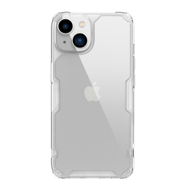 Nillkin Nature Pro iPhone 14 case, armored cover, transparent cover Transparent || White