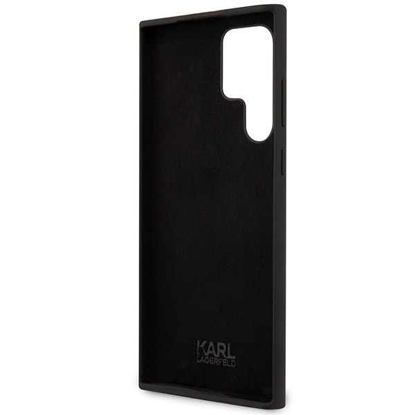 Karl Lagerfeld KLHCS23LSNCHBCK S23 Ultra S918 hardcase black/black Silicone Choupette Black