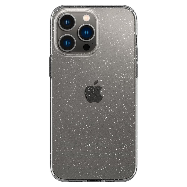 Spigen Liquid Crystal iPhone 14 Pro Max Case - Clear Glitter Transparent || Silver