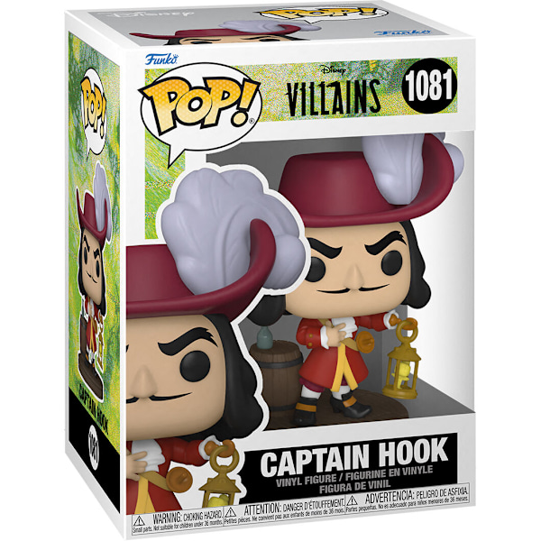 POP-hahmo Disney Villains Captain Hook Multicolor