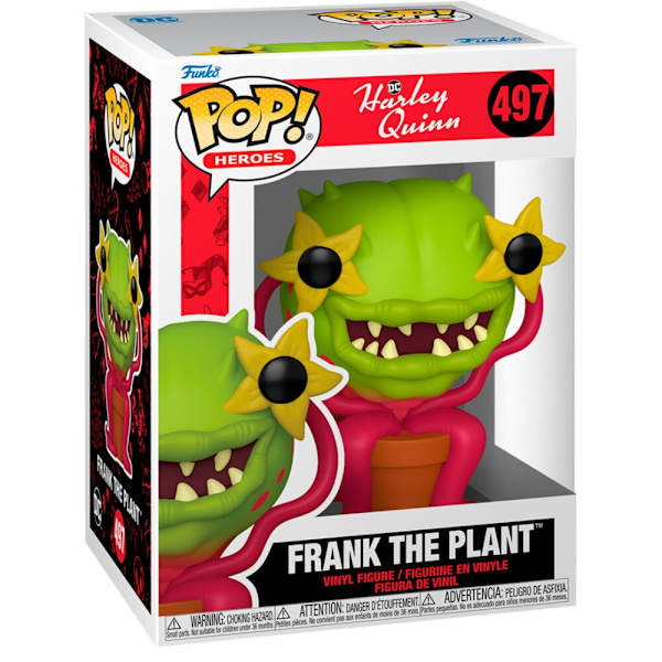 POP figure DC Comics Harley Quinn Frank the Plant Multicolor