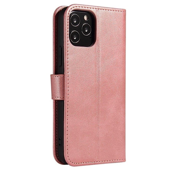 Magnet Case elegant case case cover with a flap and stand function Poco M4 Pro 5G pink Pink