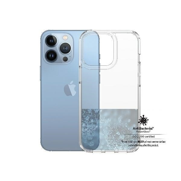 PanzerGlass HardCase antibacterial Military Grade certified case for iPhone 13 Pro - transparent Transparent