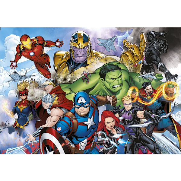 Marvel Avengers puslespil 104 stk Multicolor