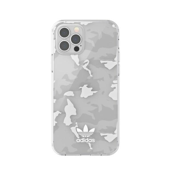 Adidas OR SnapCase Camo iPhone 12/12 Pro transparent/white 43705 Transparent || White