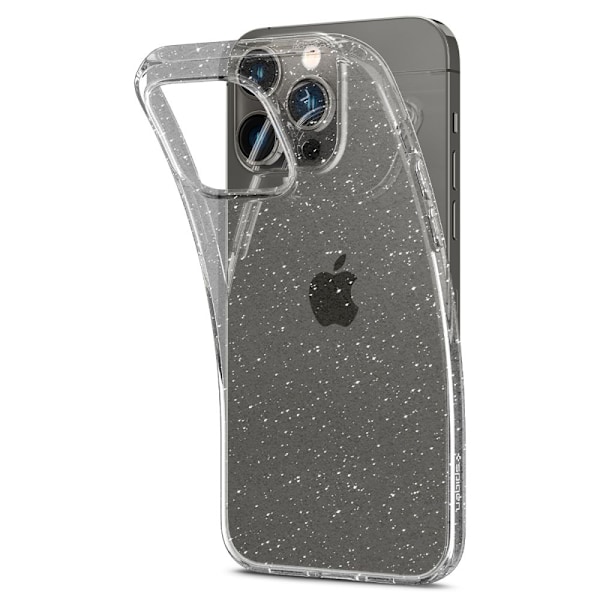 Spigen Liquid Crystal iPhone 14 Pro Max Case - Clear Glitter Transparent || Silver