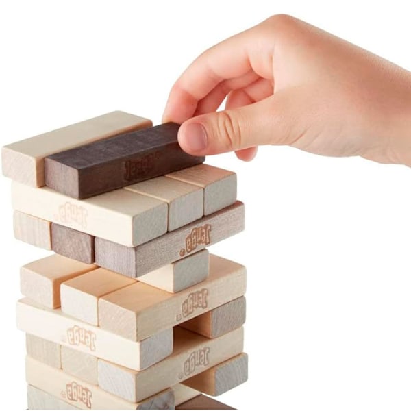 Jenga Rustic game Multicolor