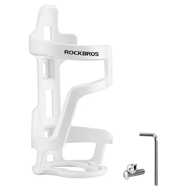 Rockbros 31210012002 bicycle water bottle holder - white White