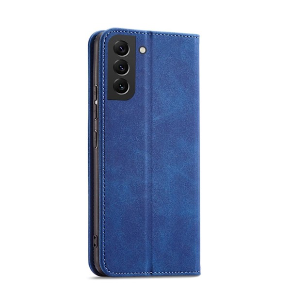 Magnet Fancy Case for Samsung Galaxy S23+ flip cover wallet stand blue Blue