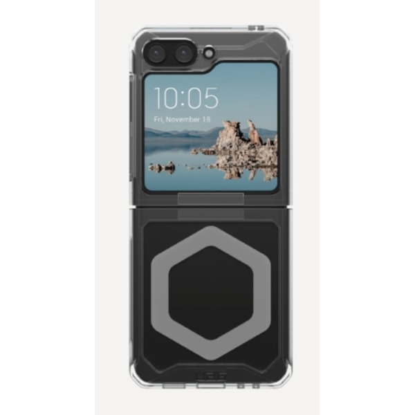 UAG Plyo Pro case with magnetic module for Samsung Galaxy Flip 5 - transparent-gray Gray || Transparent