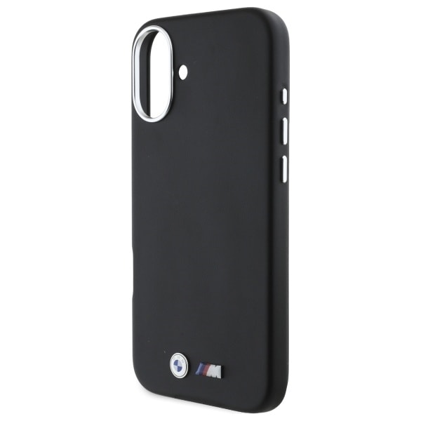 BMW M Smooth Full Wrapped Metal MagSafe case for iPhone 16 - black Black