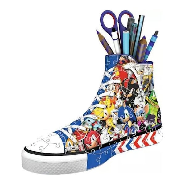 Sonic - The Hedgehog 3D Puzzle Sneaker (108 pieces) Multicolor