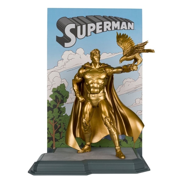 DC Multiverse Action FigureSuperman (Centennial Park Tribute Statue) Gold Label 18 cm multifärg