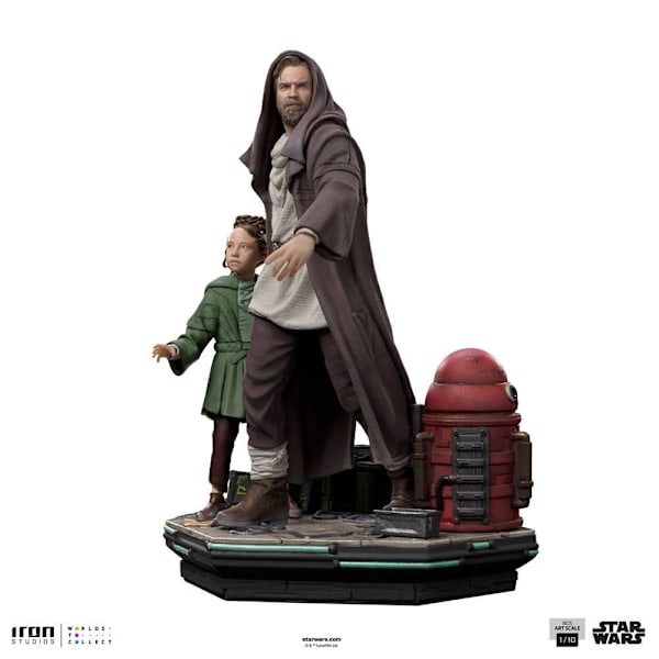 Star Wars: Obi-Wan Kenobi Deluxe Art Scale Statue 1/10 Obi-Wan & Young Leia 20 cm Multicolor