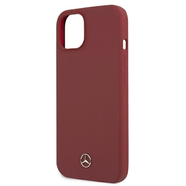 Mercedes MEHCP13SSILRE iPhone 13 mini 5,4" czerwony/red hardcase Silicone Line Red