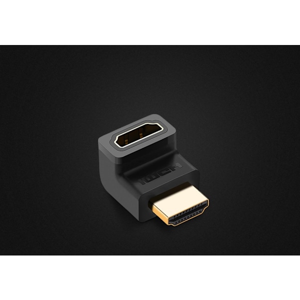 Ugreen HDMI adapter angle connector bottom black (20109) Black